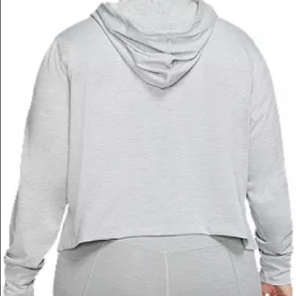 Grey Nike Crop Sweatshirt - 3X - Picture 2 of 6
